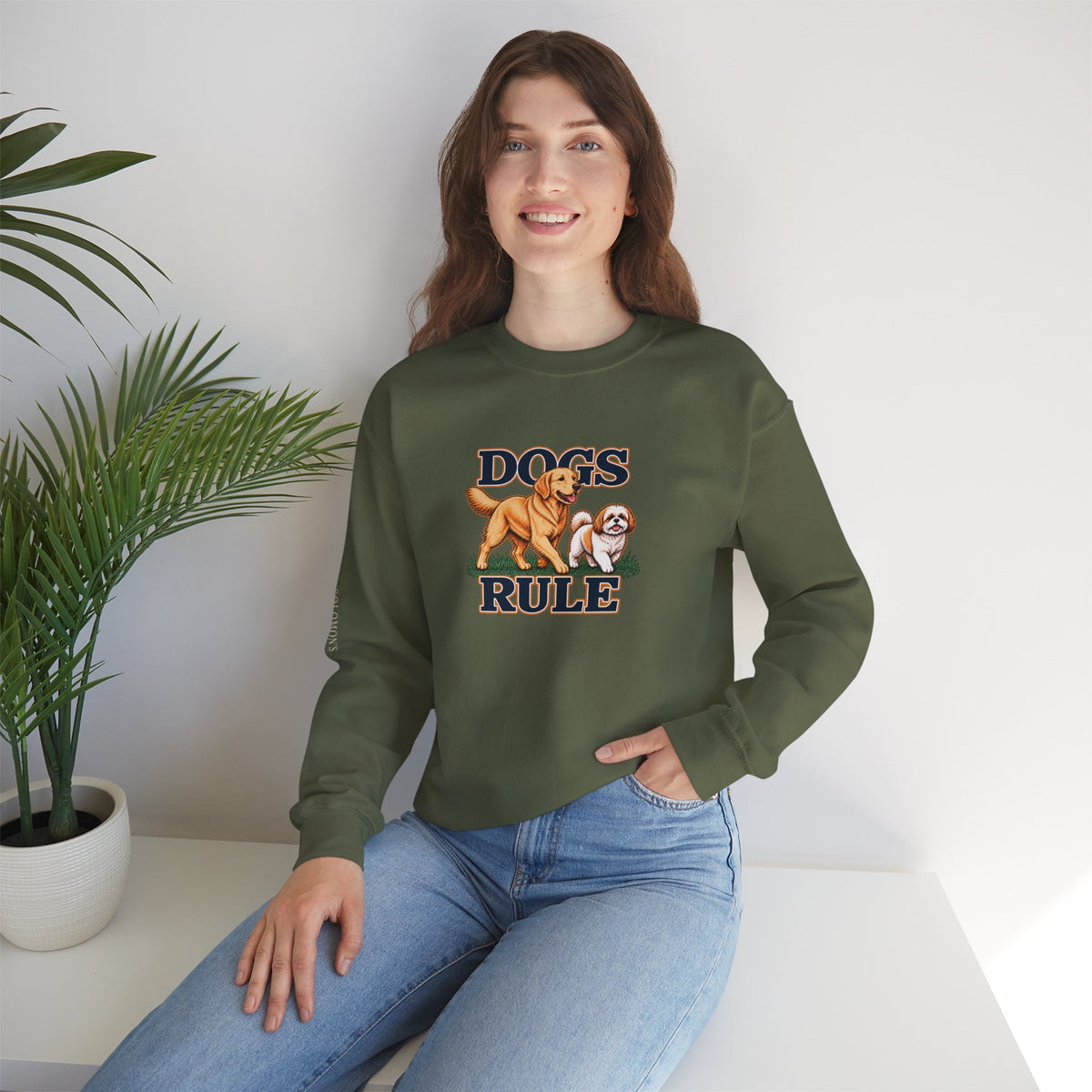 Dogs Rule - Crewneck Sweatshirt - Unisex