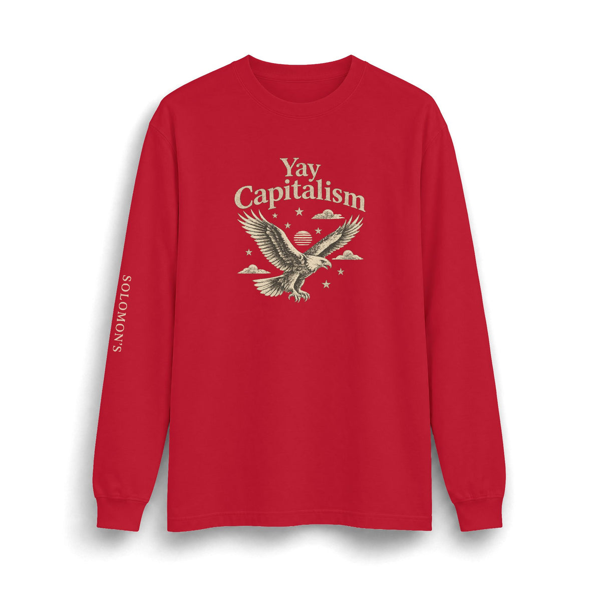 Yay Capitalism Eagle - Long Sleeve T-Shirt - Unisex