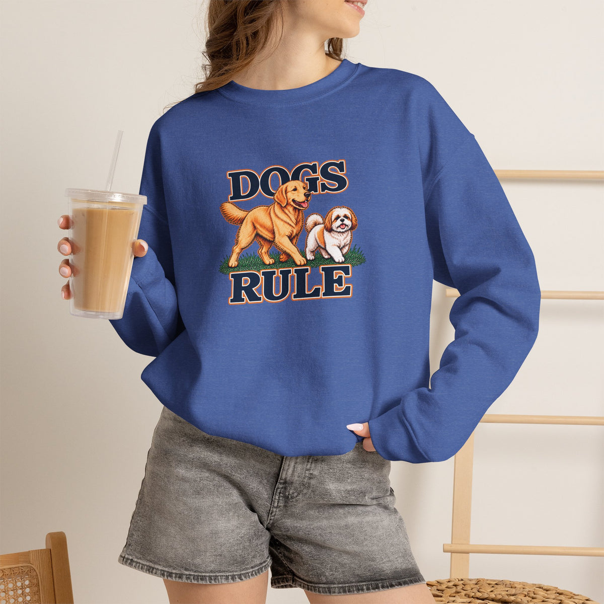 Dogs Rule - Crewneck Sweatshirt - Unisex