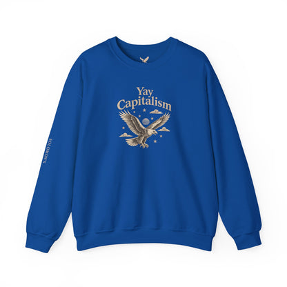 Yay Capitalism Eagle - Crewneck Sweatshirt - Unisex