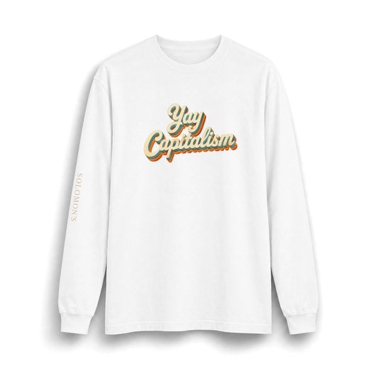 Yay Capitalism Retro - Long Sleeve T-Shirt - Unisex
