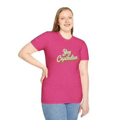 Yay Capitalism Retro - Short Sleeve T-Shirt - Unisex