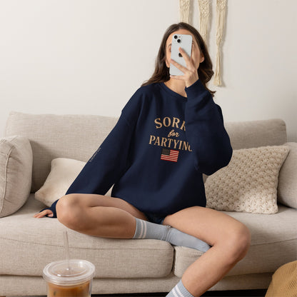Sorry for Partying - Crewneck Sweatshirt - Unisex