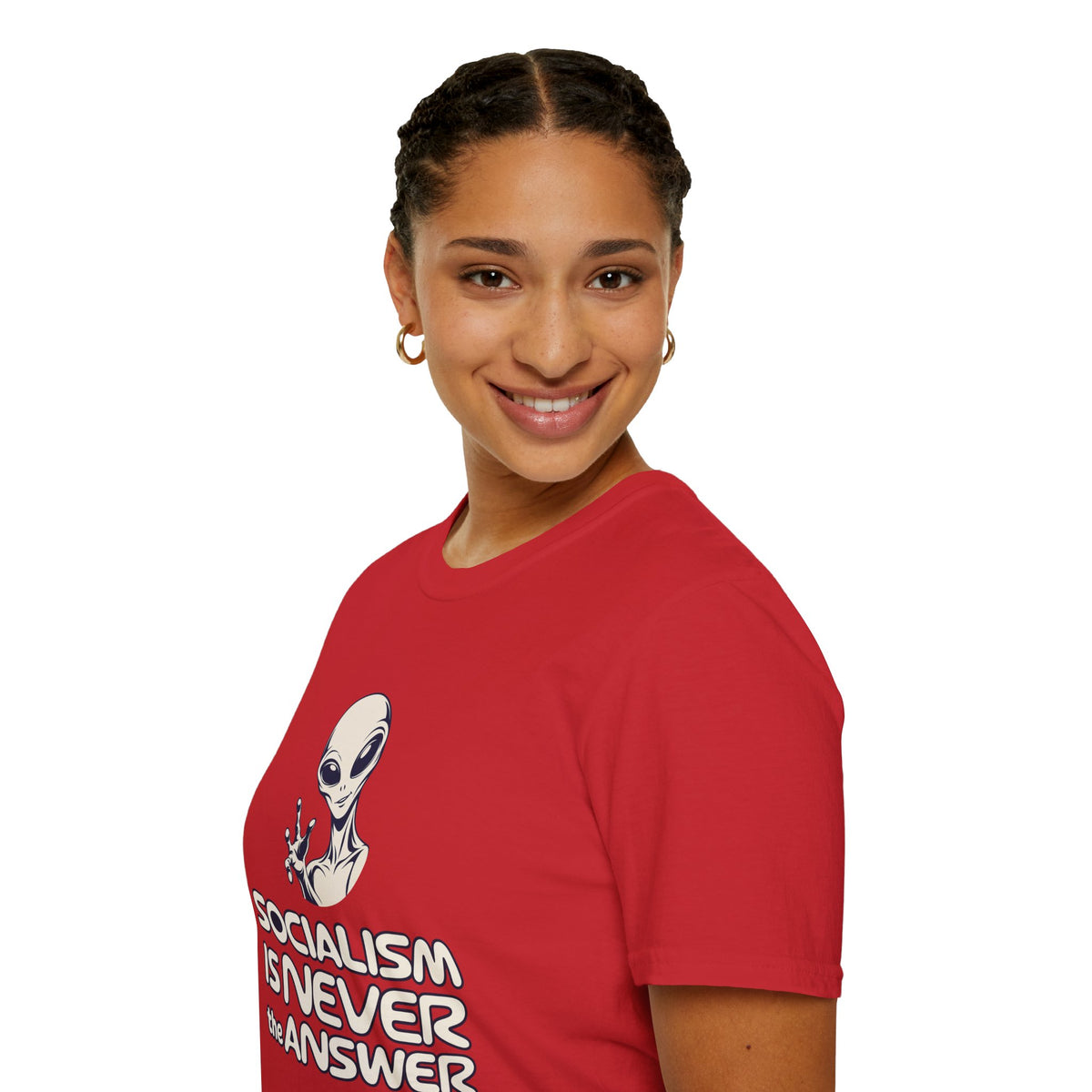 Friendly Alien - Short Sleeve T-Shirt - Unisex