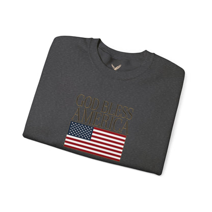 God Bless America Crewneck Sweatshirt - Unisex