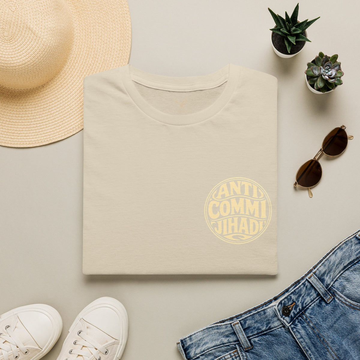 Anti Commijihadi Short Sleeve T-Shirt