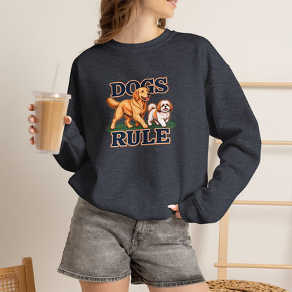 Dogs Rule - Crewneck Sweatshirt - Unisex