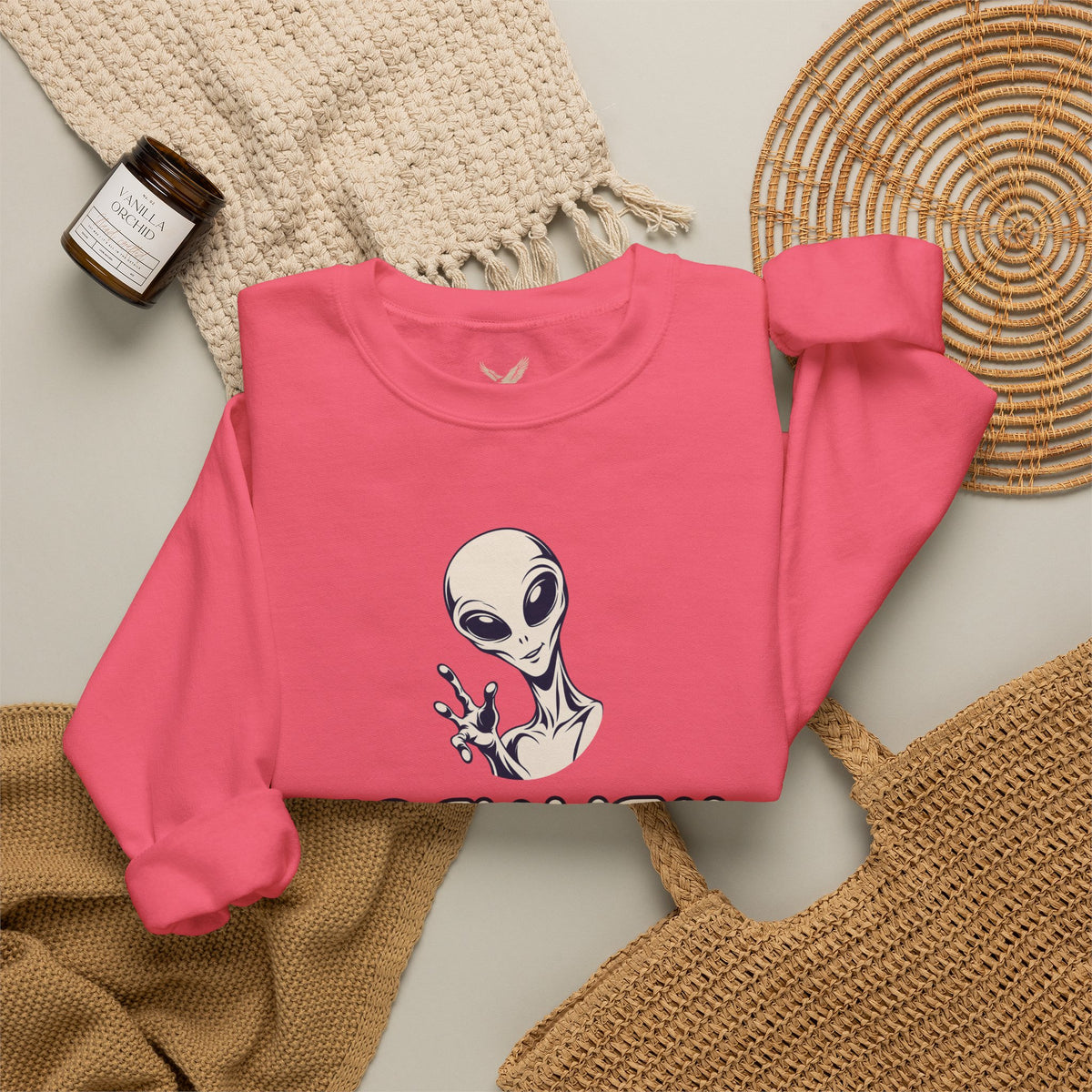 Friendly Alien - Crewneck Sweatshirt - Unisex
