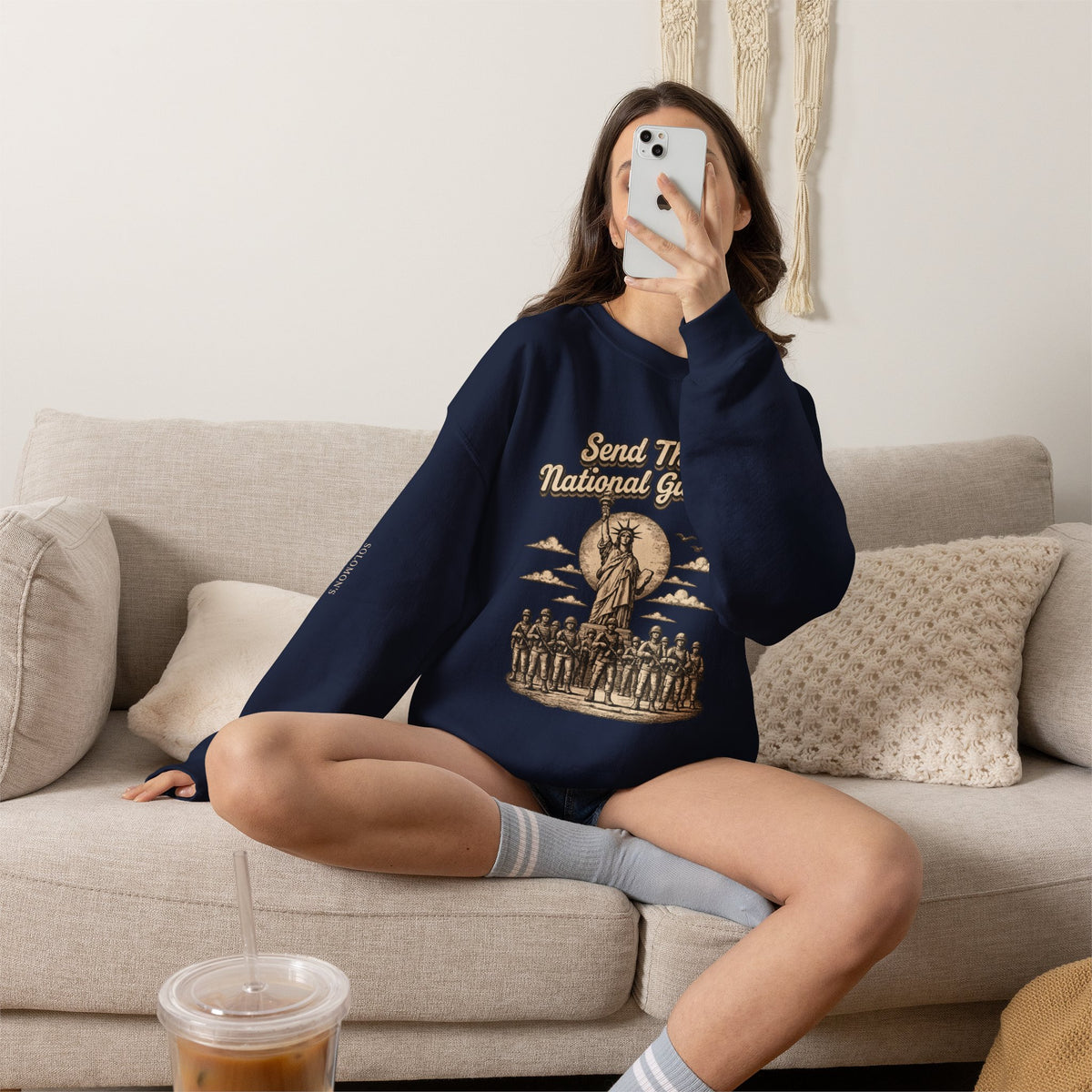 Send the National Guard - Crewneck Sweatshirt - Unisex