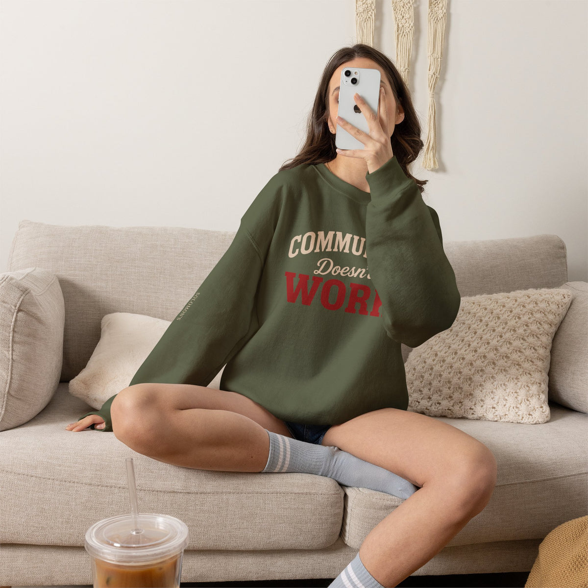 Communism Doesn't Work - Crewneck Sweatshirt - Unisex