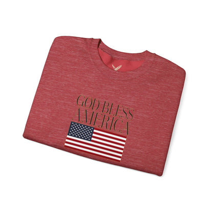 God Bless America Crewneck Sweatshirt - Unisex