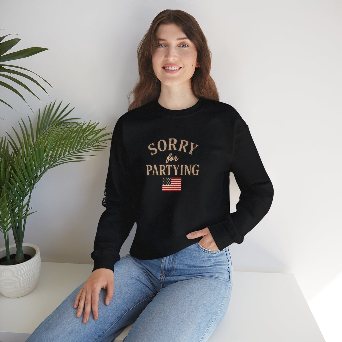 Sorry for Partying - Crewneck Sweatshirt - Unisex