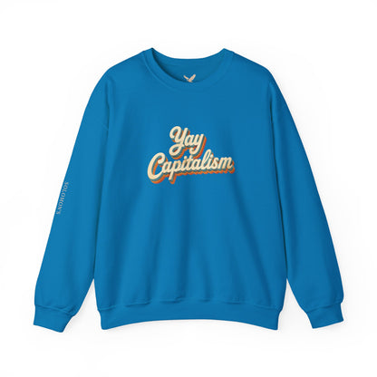 Yay Capitalism Retro - Crewneck Sweatshirt - Unisex