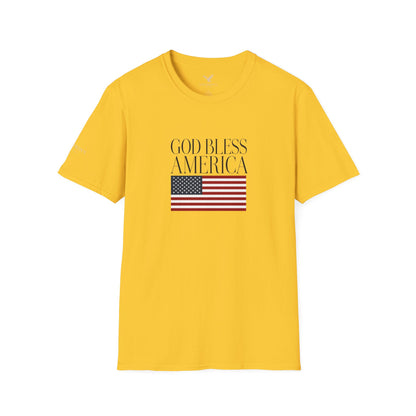 God Bless America (Lg) - Short Sleeve T-Shirt - Unisex