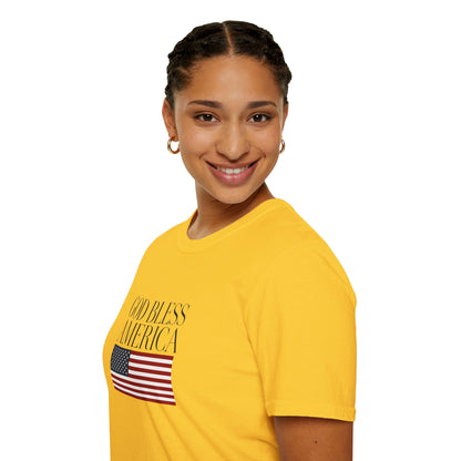 God Bless America (Lg) - Short Sleeve T-Shirt - Unisex