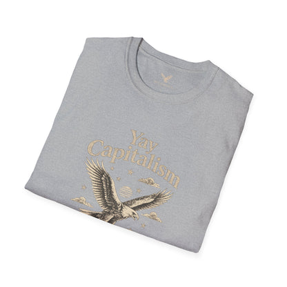 Yay Capitalism Eagle - Short Sleeve T-Shirt - Unisex