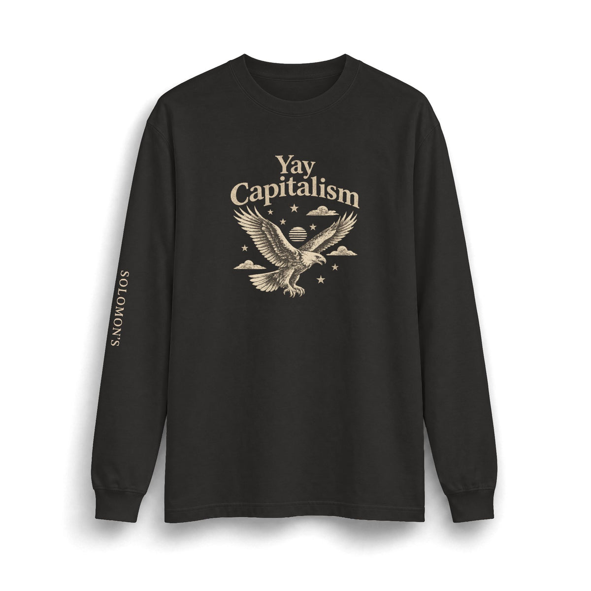 Yay Capitalism Eagle - Long Sleeve T-Shirt - Unisex