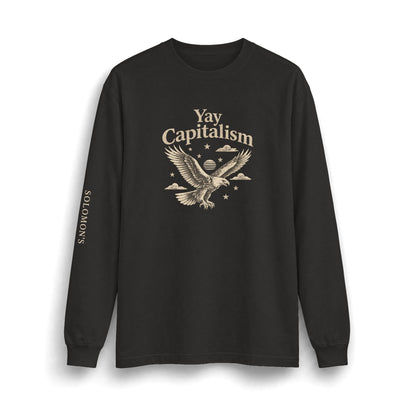 Yay Capitalism Eagle - Long Sleeve T-Shirt - Unisex