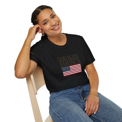 God Bless America (Lg) - Short Sleeve T-Shirt - Unisex