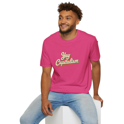 Yay Capitalism Retro - Short Sleeve T-Shirt - Unisex