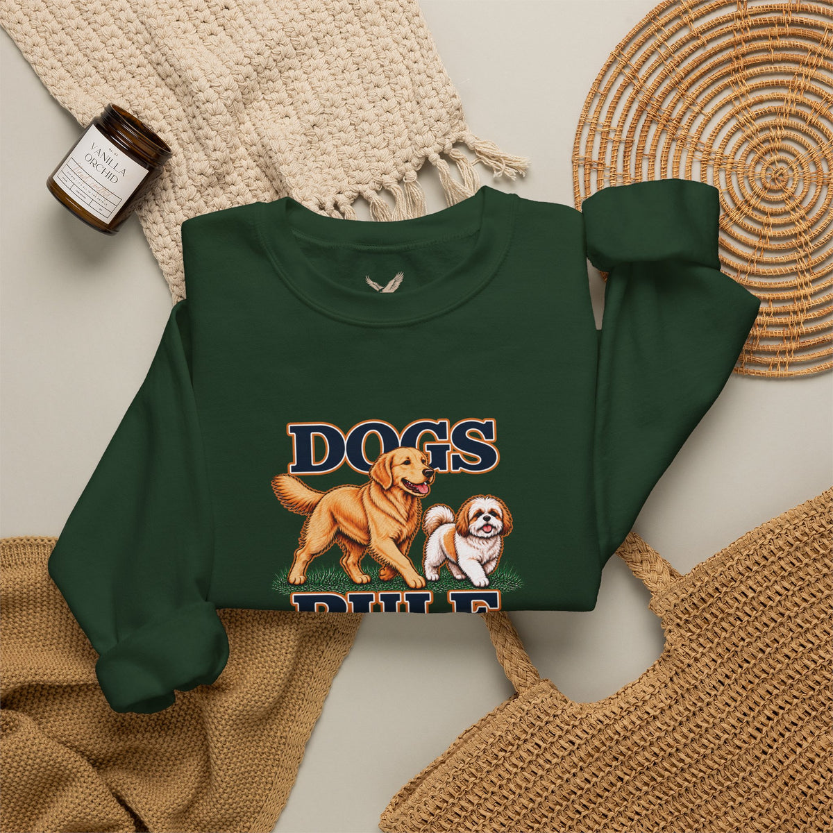 Dogs Rule - Crewneck Sweatshirt - Unisex