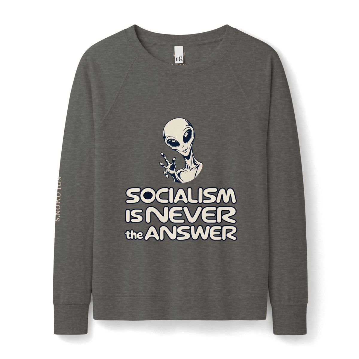 Friendly Alien - French Terry Sweatshirt - Women's