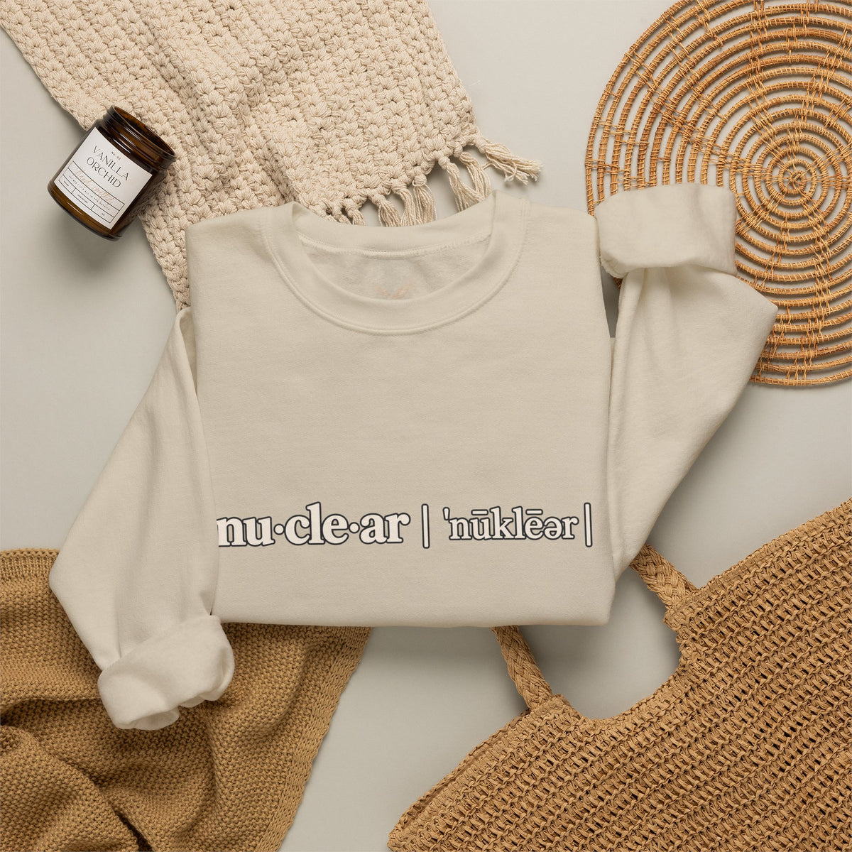 nu-cle-ar - Crewneck Sweatshirt - Unisex