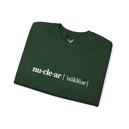 nu-cle-ar - Crewneck Sweatshirt - Unisex
