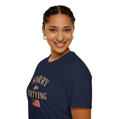 Sorry for Partying - Short Sleeve T-Shirt - Unisex