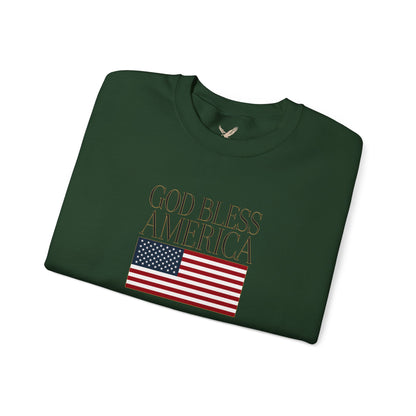 God Bless America Crewneck Sweatshirt - Unisex