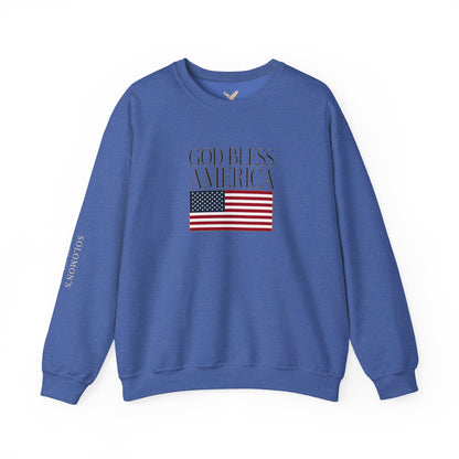 God Bless America Crewneck Sweatshirt - Unisex