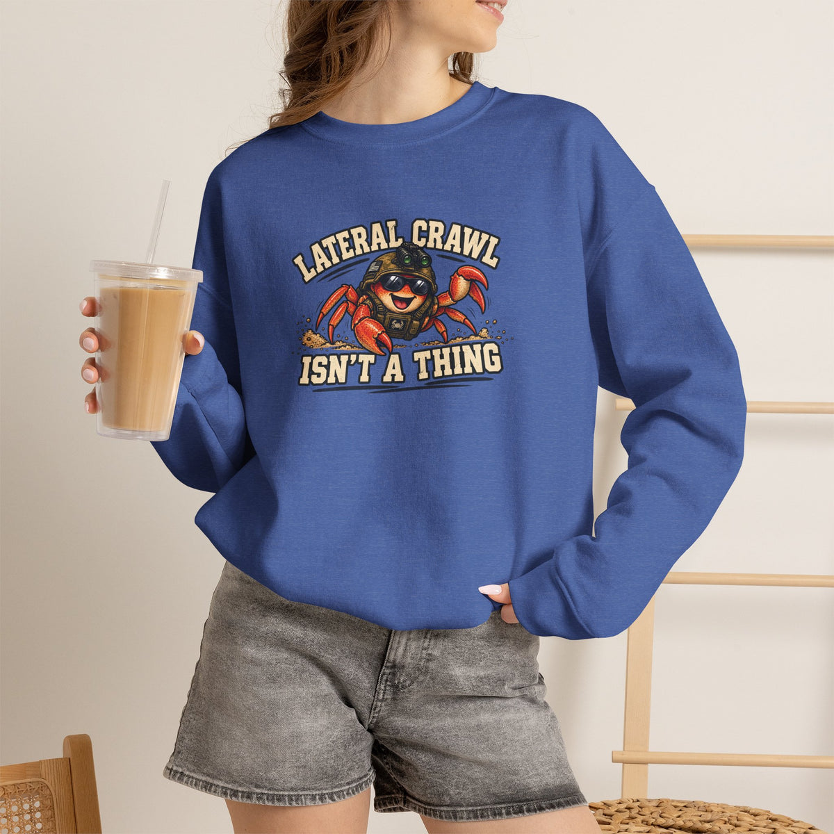 Lateral Crawl? - Crewneck Sweatshirt - Unisex
