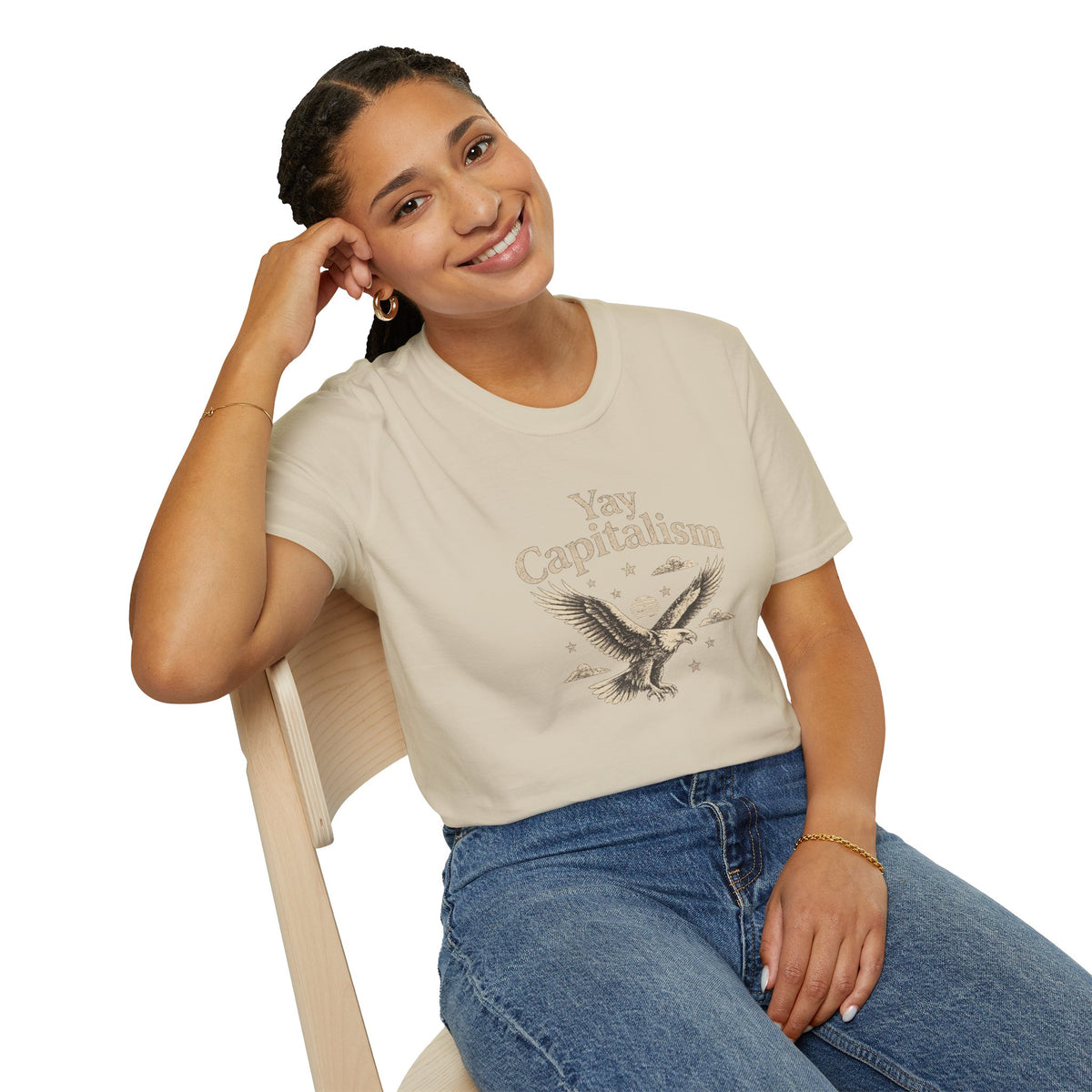 Yay Capitalism Eagle - Short Sleeve T-Shirt - Unisex