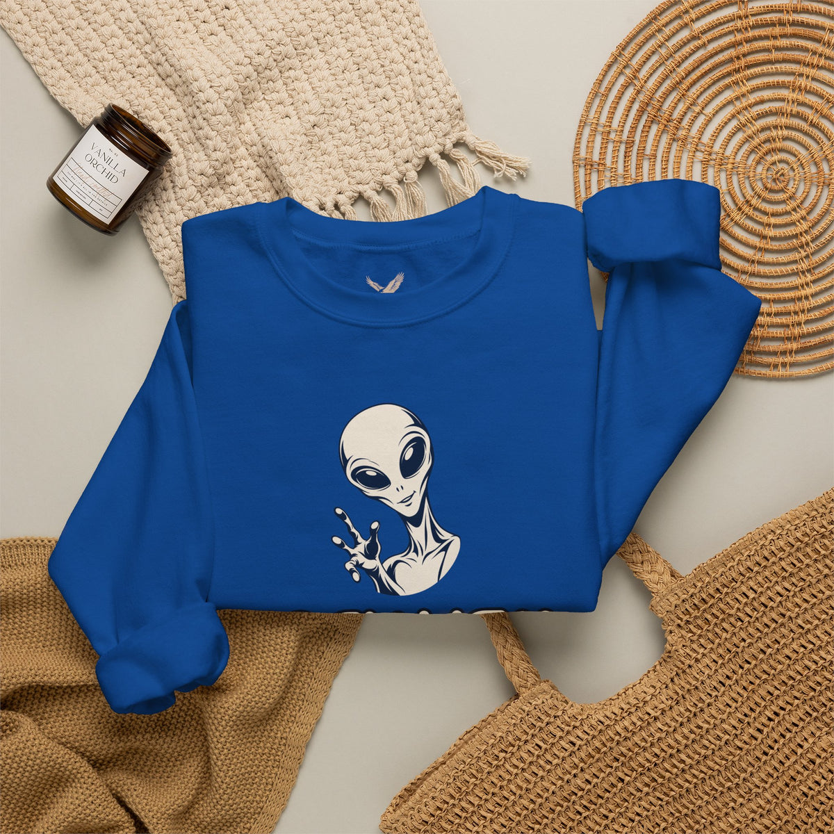 Friendly Alien - Crewneck Sweatshirt - Unisex