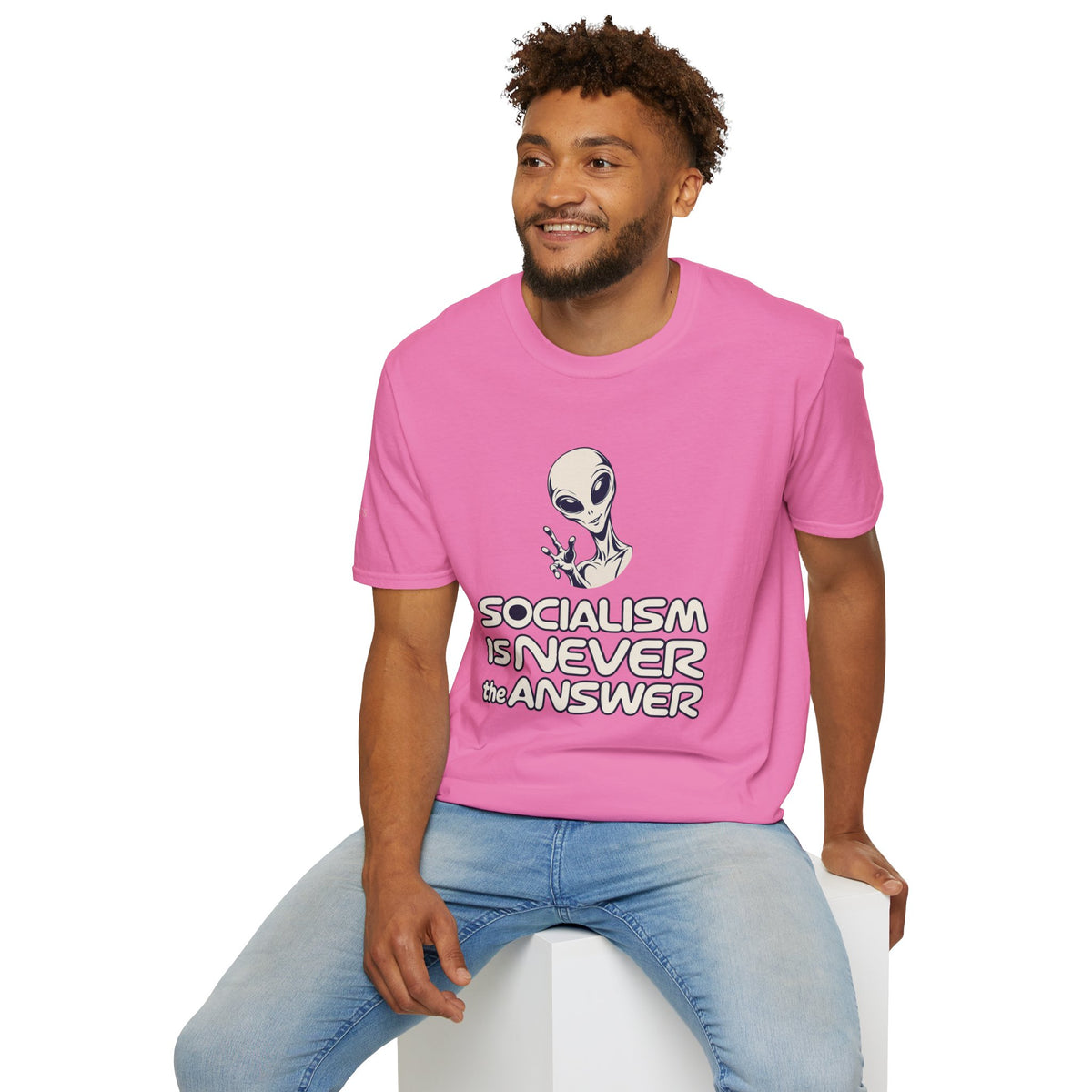 Friendly Alien - Short Sleeve T-Shirt - Unisex
