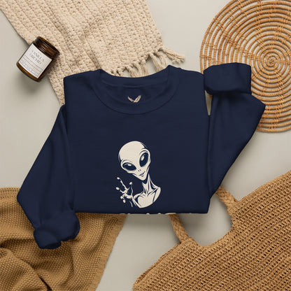 Friendly Alien - Crewneck Sweatshirt - Unisex