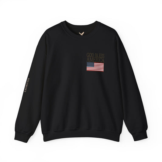 God Bless America (Sm) - Crewneck Sweatshirt - Unisex