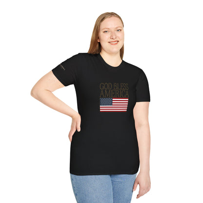 God Bless America (Lg) - Short Sleeve T-Shirt - Unisex