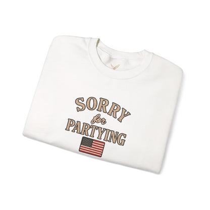 Sorry for Partying - Crewneck Sweatshirt - Unisex