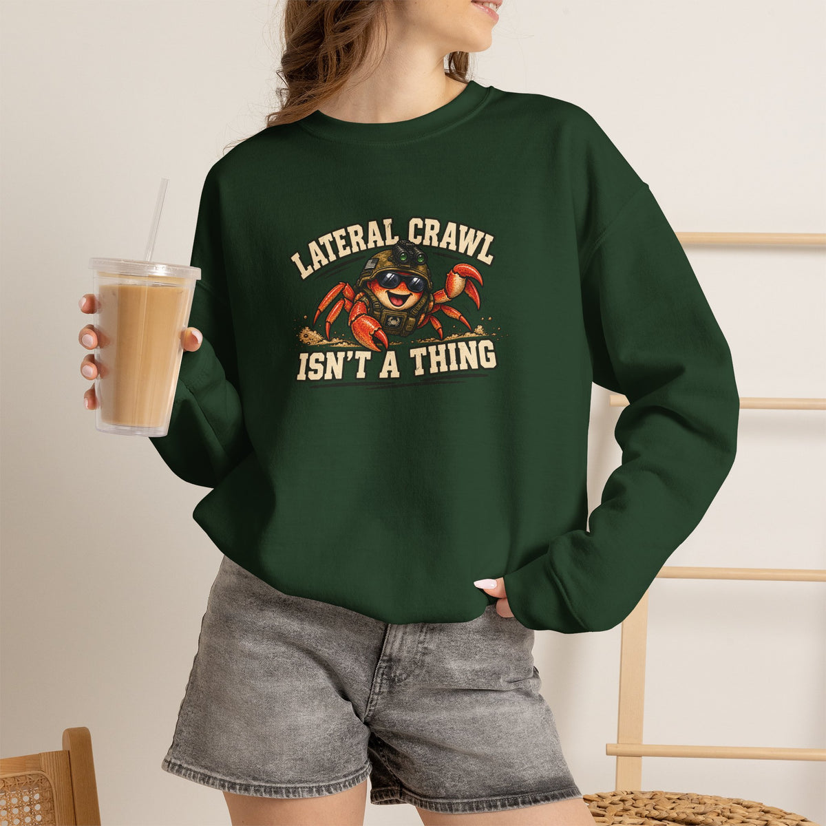 Lateral Crawl? - Crewneck Sweatshirt - Unisex