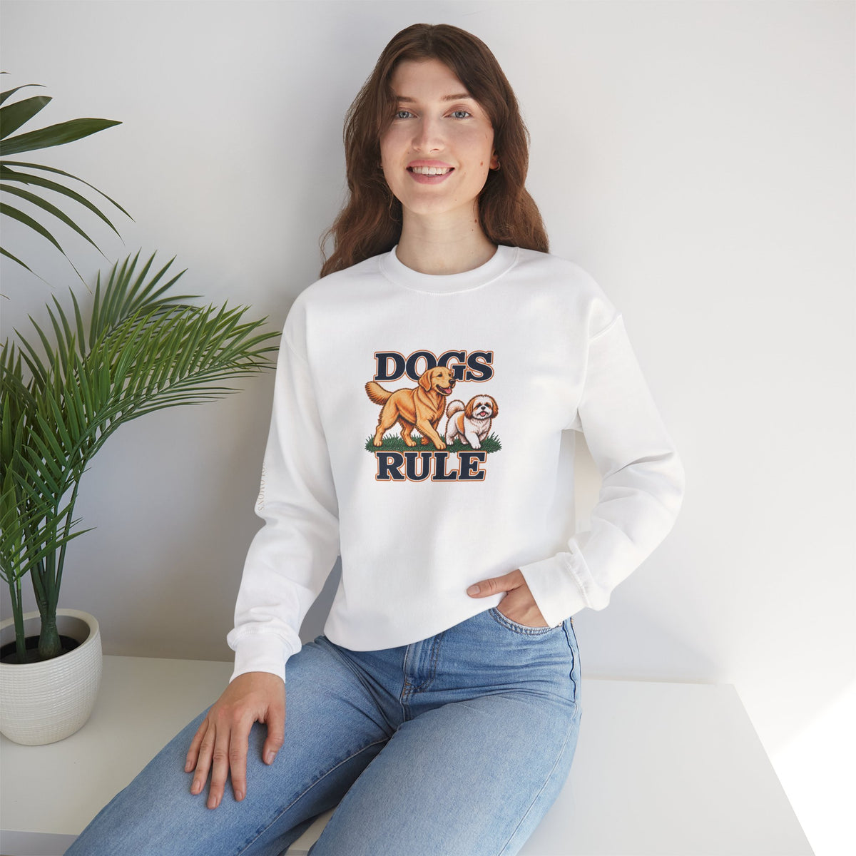 Dogs Rule - Crewneck Sweatshirt - Unisex