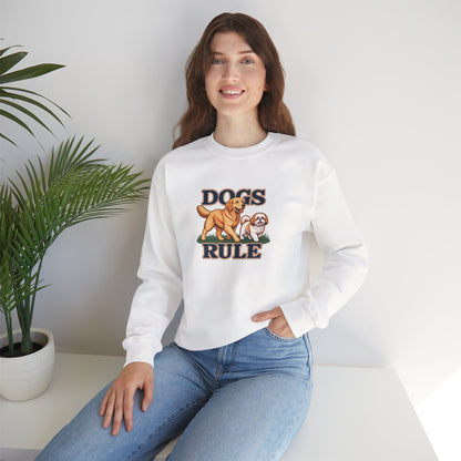 Dogs Rule - Crewneck Sweatshirt - Unisex