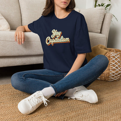 Yay Capitalism Retro - Short Sleeve T-Shirt - Unisex