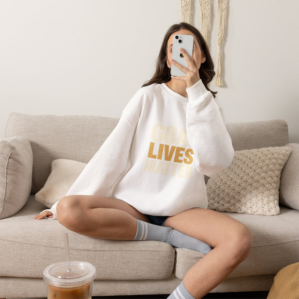 Goat Lives Matter - Crewneck Sweatshirt - Unisex