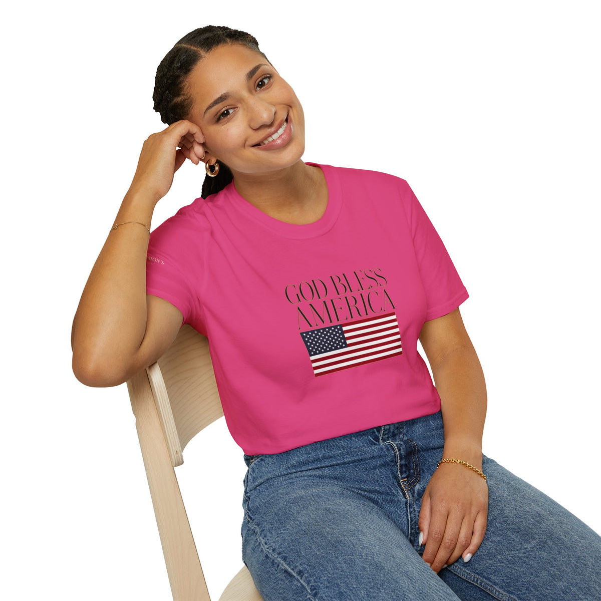 God Bless America (Lg) - Short Sleeve T-Shirt - Unisex