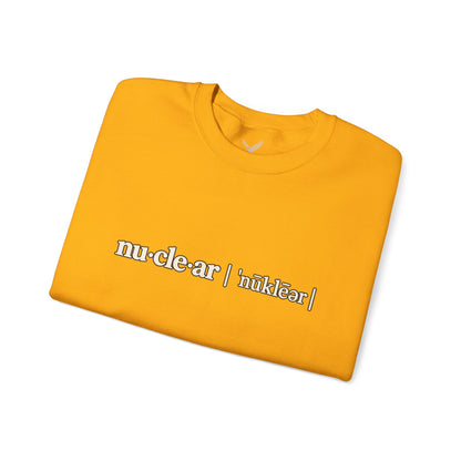 nu-cle-ar - Crewneck Sweatshirt - Unisex