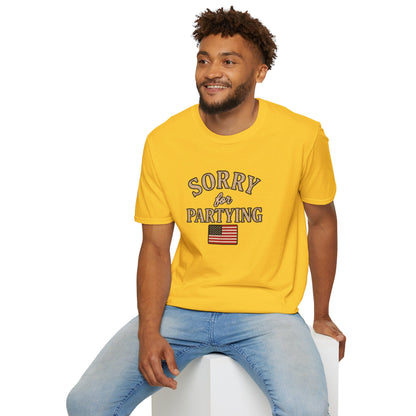 Sorry for Partying - Short Sleeve T-Shirt - Unisex