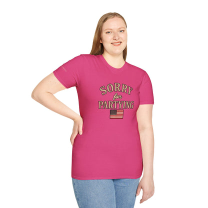 Sorry for Partying - Short Sleeve T-Shirt - Unisex