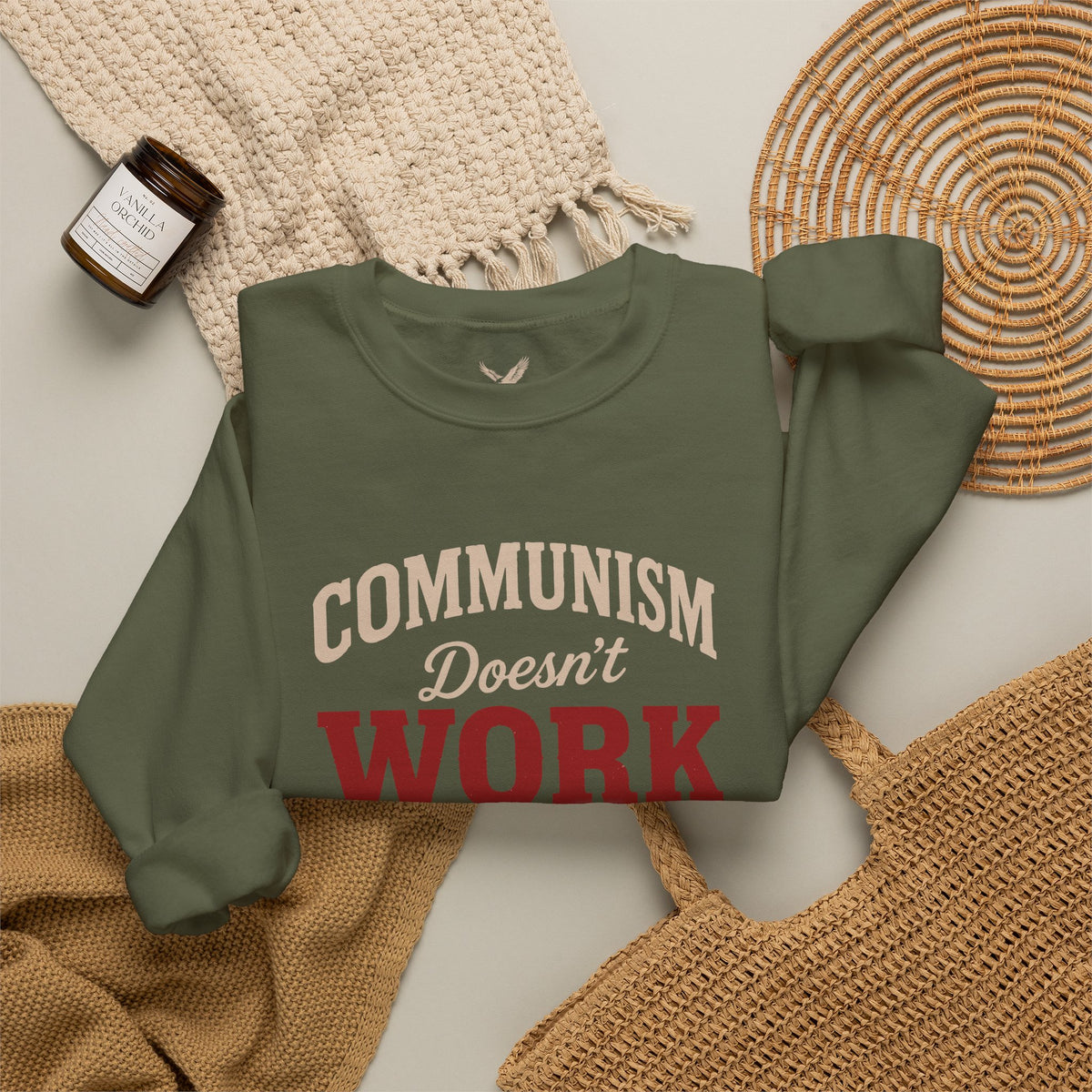 Communism Doesn't Work - Crewneck Sweatshirt - Unisex