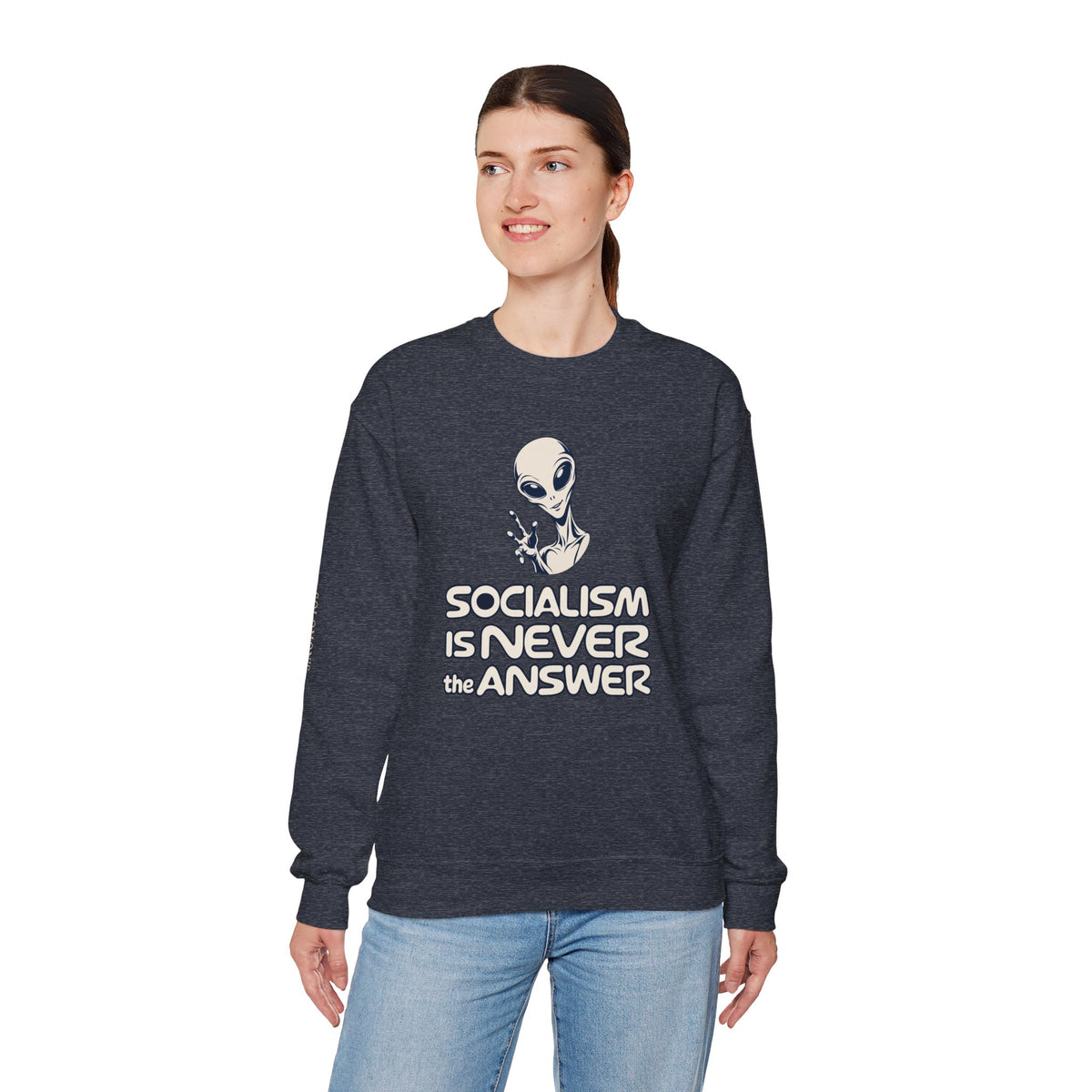Friendly Alien - Crewneck Sweatshirt - Unisex